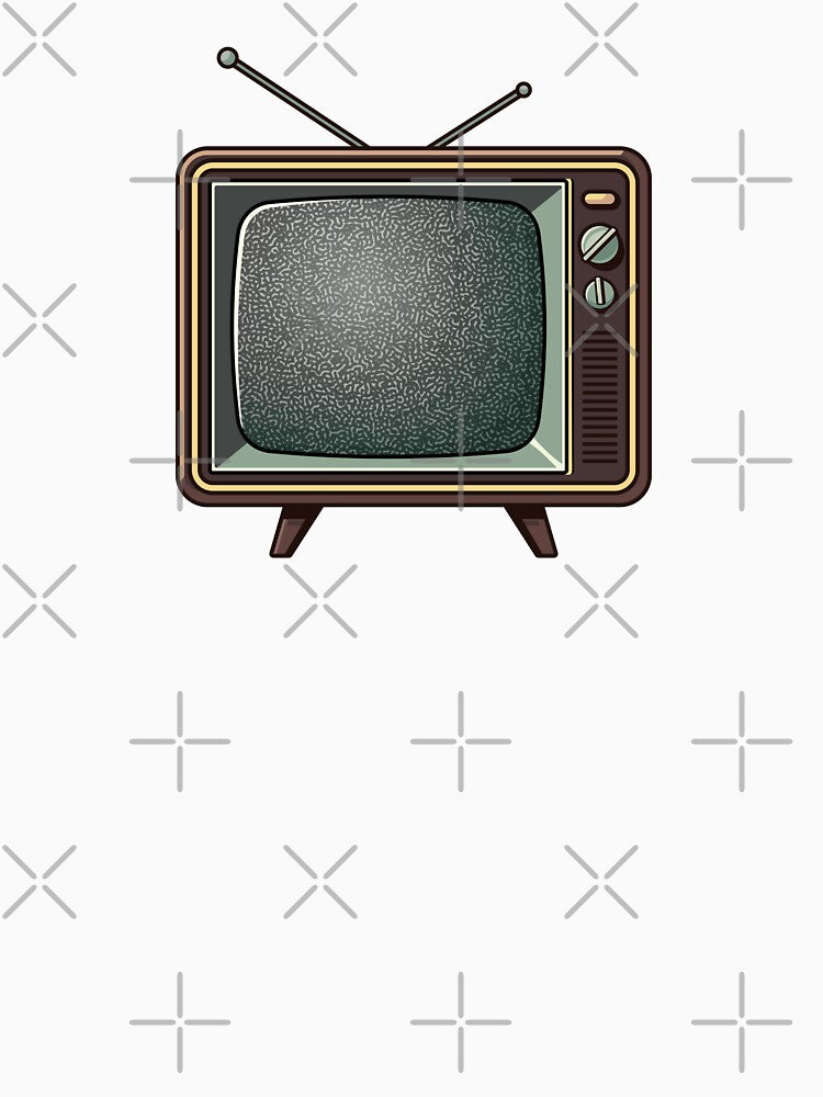 Old Vintage TV Static Screen by MamSelle