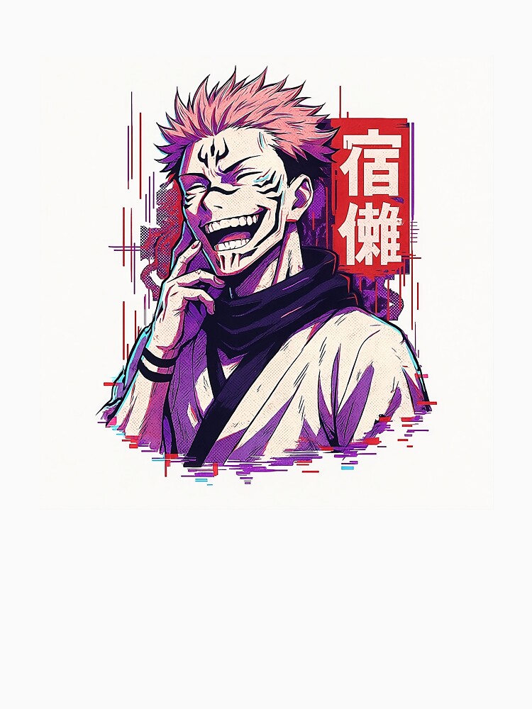 Cursed King Anime Villain Aesthetic Art by AlignStudio
