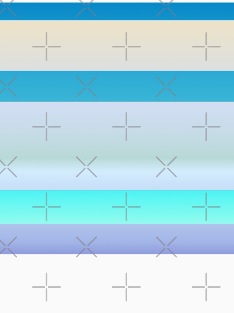 Minimalist blue horizontal striped | blue horizontal stripes by lausn