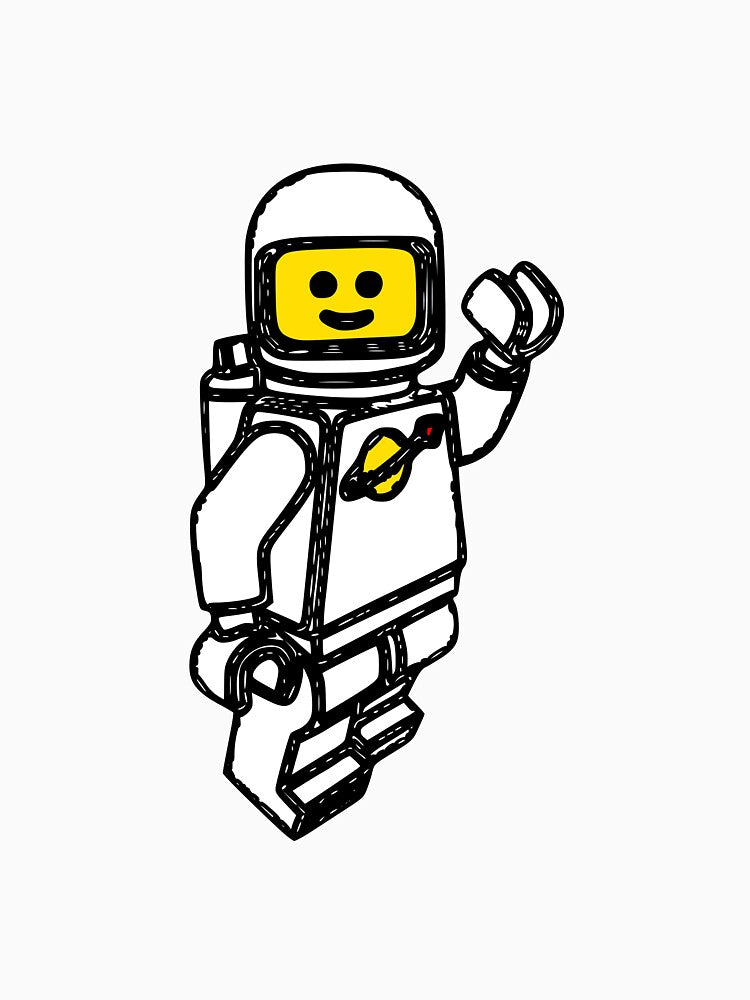 Brick Face - astronaut design by tonylau81