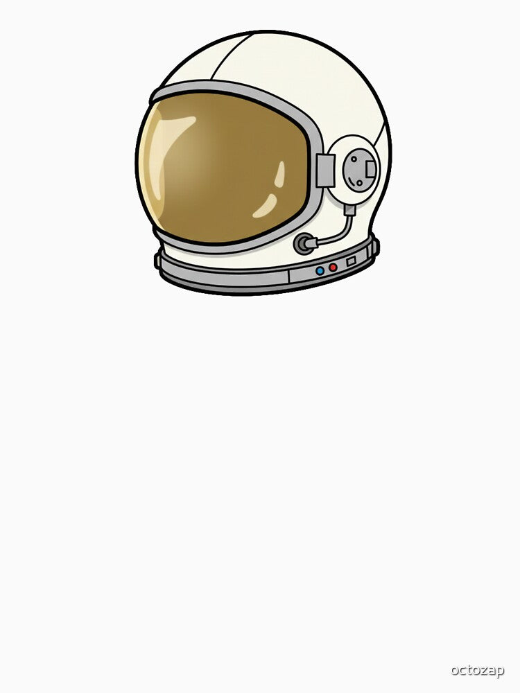Retro Astronaut Space Helmet Art by octozap