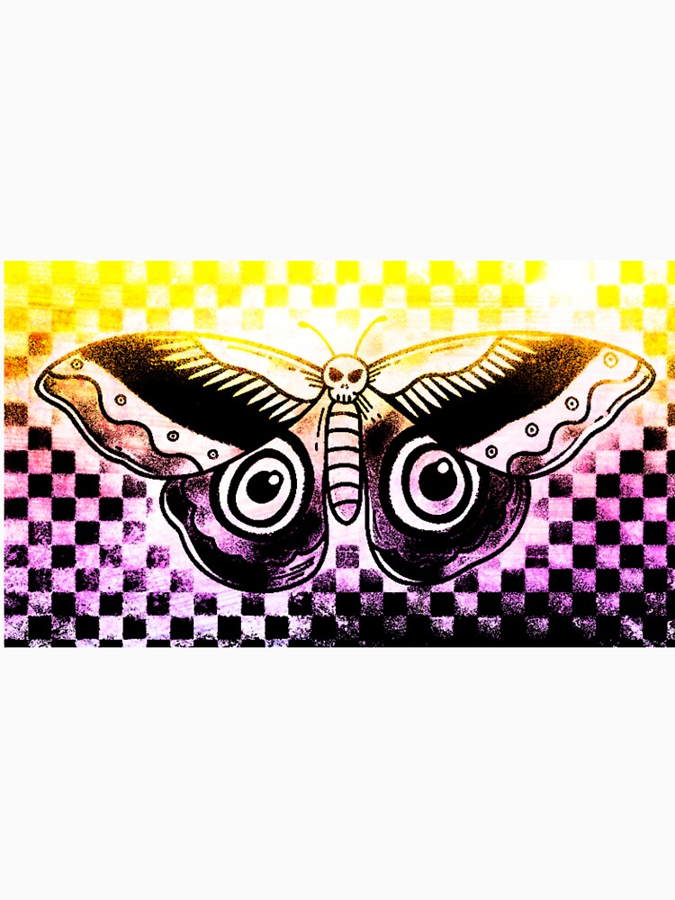 skull butterfly grunge T-Shir by CristalleLisa