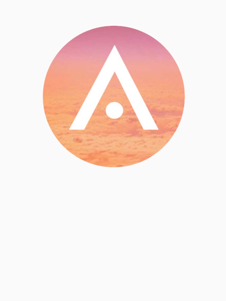 Pink Sky Orange Clouds Aveda Logo by Dalaura