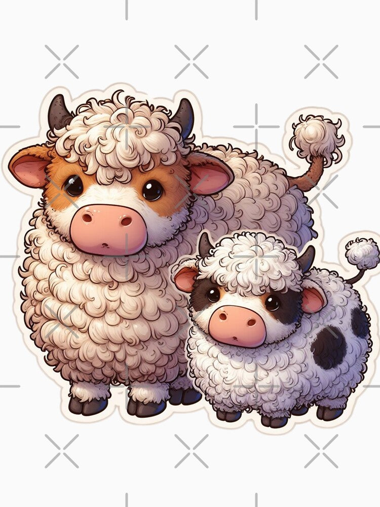Fluffy Cow | Highland cows by FuzyFriendHaven