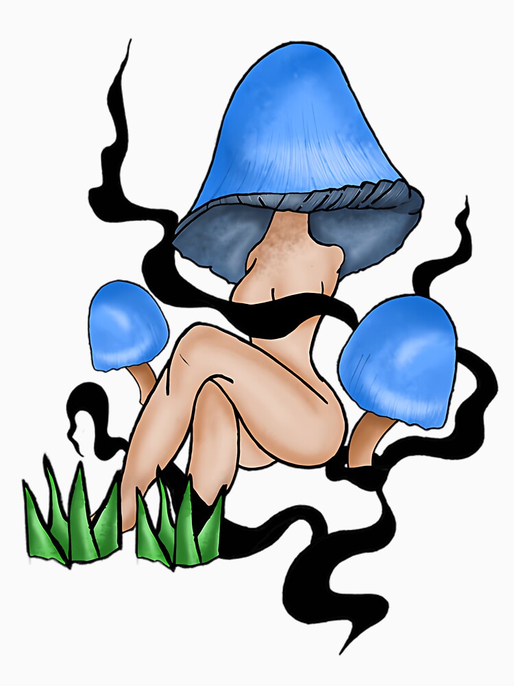 Fungal Woman Surreal Mycology Art by csemezabraany