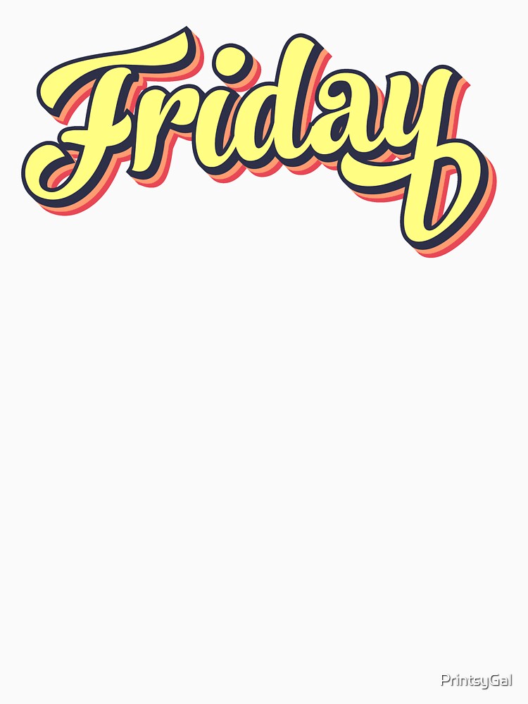 Retro colorful font friday by PrintsyGal
