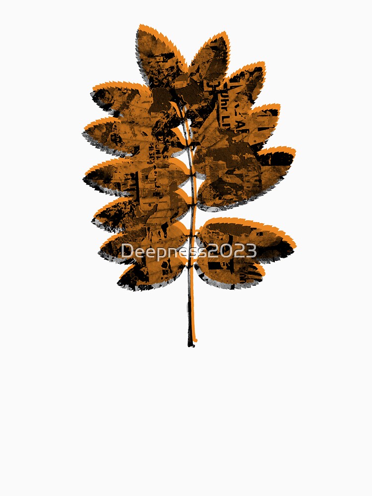 Grunge Autumn Leaf by Deepness2023
