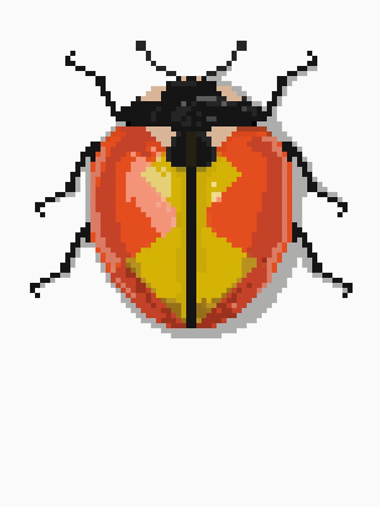 Pixel art beetle nº 038 by Kanistamps