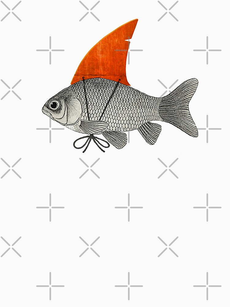 Goldfish with a Shark Fin by Vin  Zzep