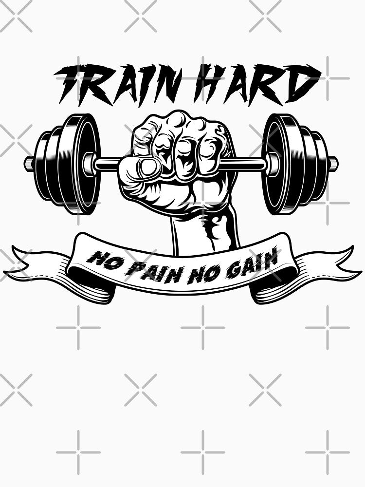 Train hard - no pain no gain by SHINIGAMI-SHOP