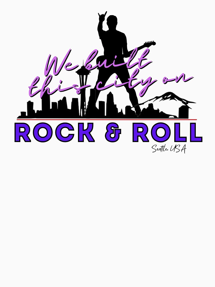 We Built this City - Seattle, Purple by Mean-Musician