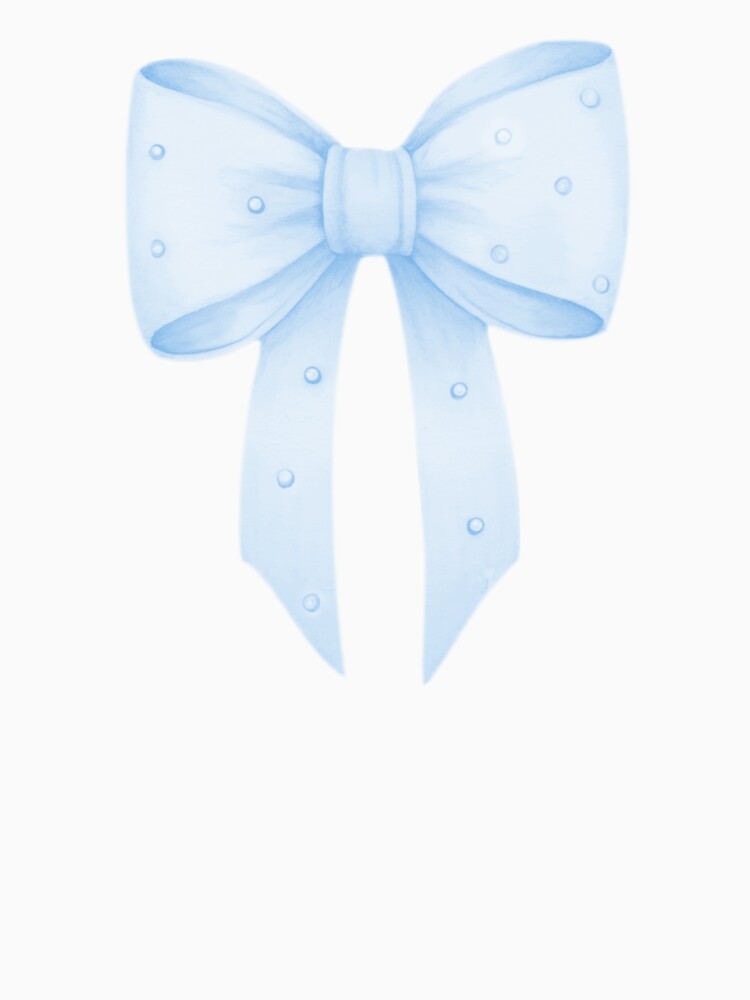 Blue Bow Coquette by Desert Manna Designs