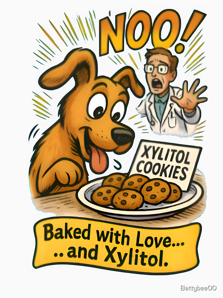 Baked with Love… and Xylitol” – Funny Vet Dog Toxic Food Joke by Bettybee00