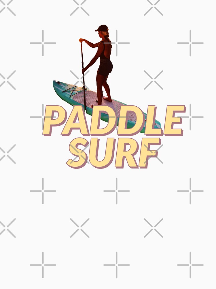 PADDLE SURF - PADDLE SURFING - YELLOW - PINK by Tropical Blood