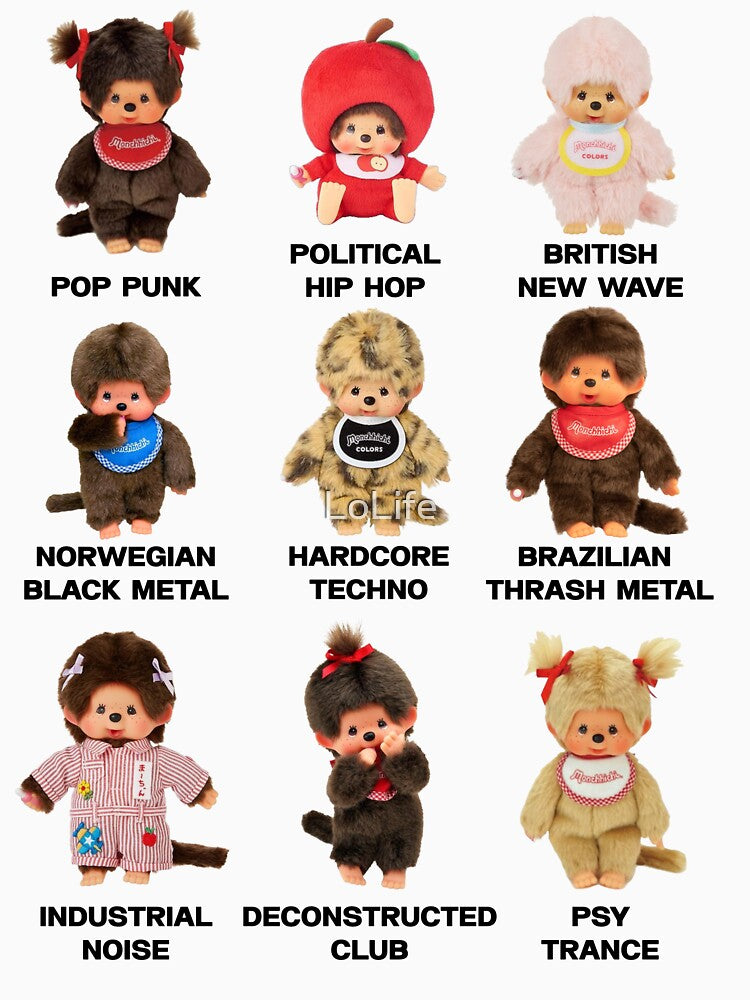 Obscure Music Genres Monchhichi | Vintage Japanese Toy | Music Meme by LoLife