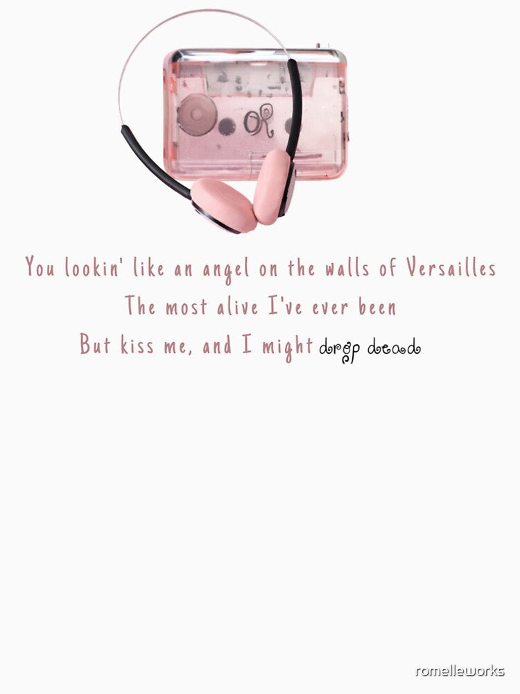 Vintage Cassette & Pink Headphones Aesthetic | Soft Indie Music Design by romelleworks