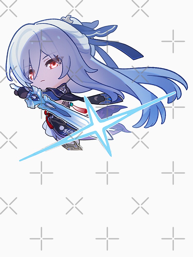 Jingliu | Honkai: Star Rail Sticker "Sword Champion" by Asiapenguin