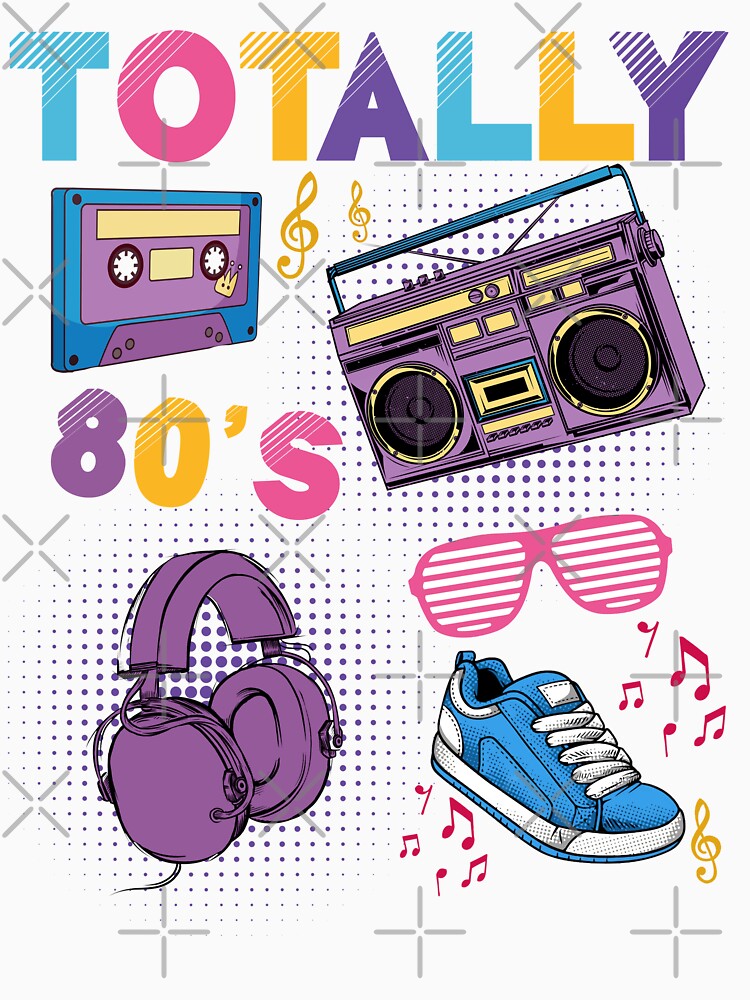 Totally 80's Retro Vintage Retro Icons by MamaNeeaDesigns