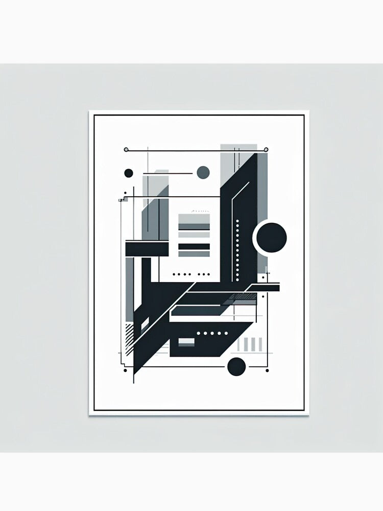 Minimal futuristic geometric shapes by SunkenCost