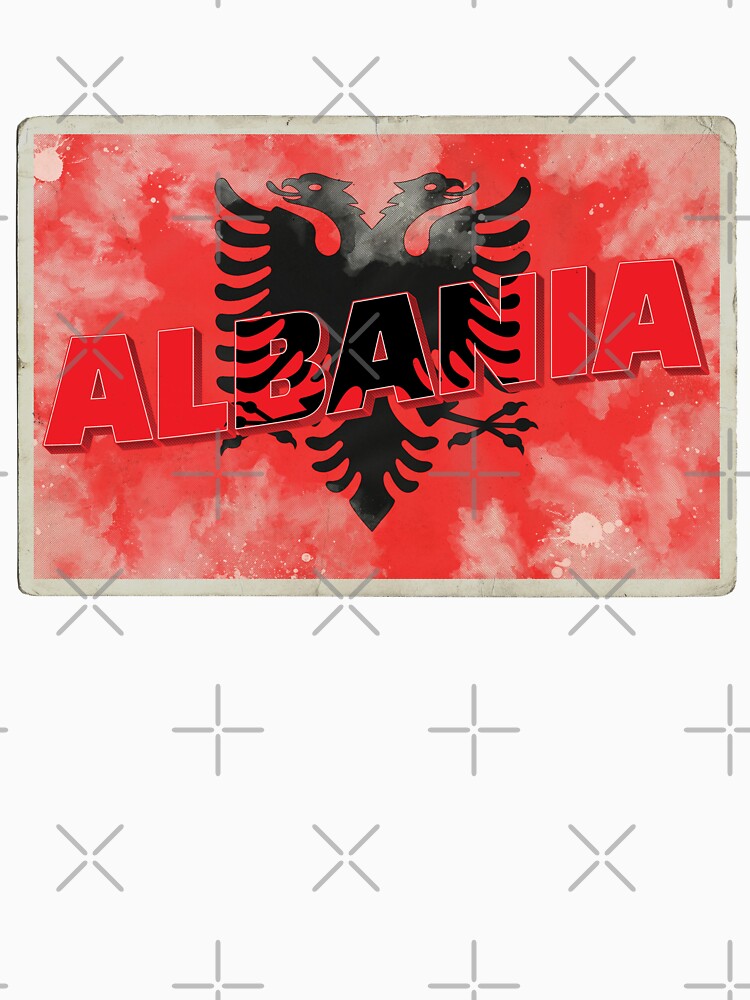 Albania Vintage style retro souvenir by DeveloperProp0