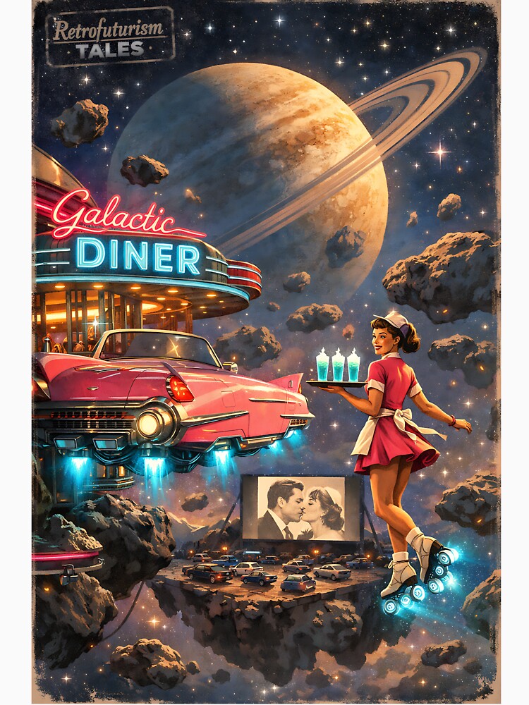 The Atomic Drive-In - 50s Retrofuturism by bapupa