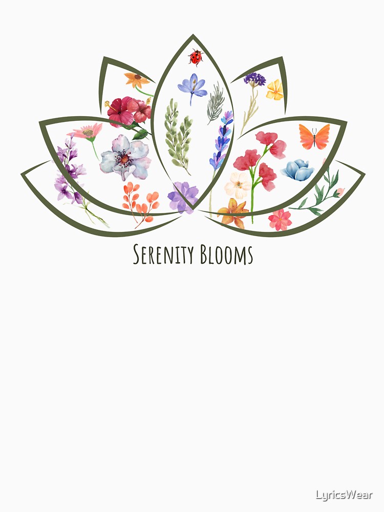 Serenity Blooms: Lotus Love by LyricsWear