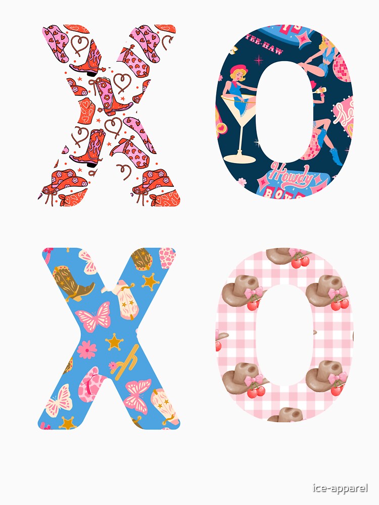 XOXO Cowgirl Typography by ice-apparel