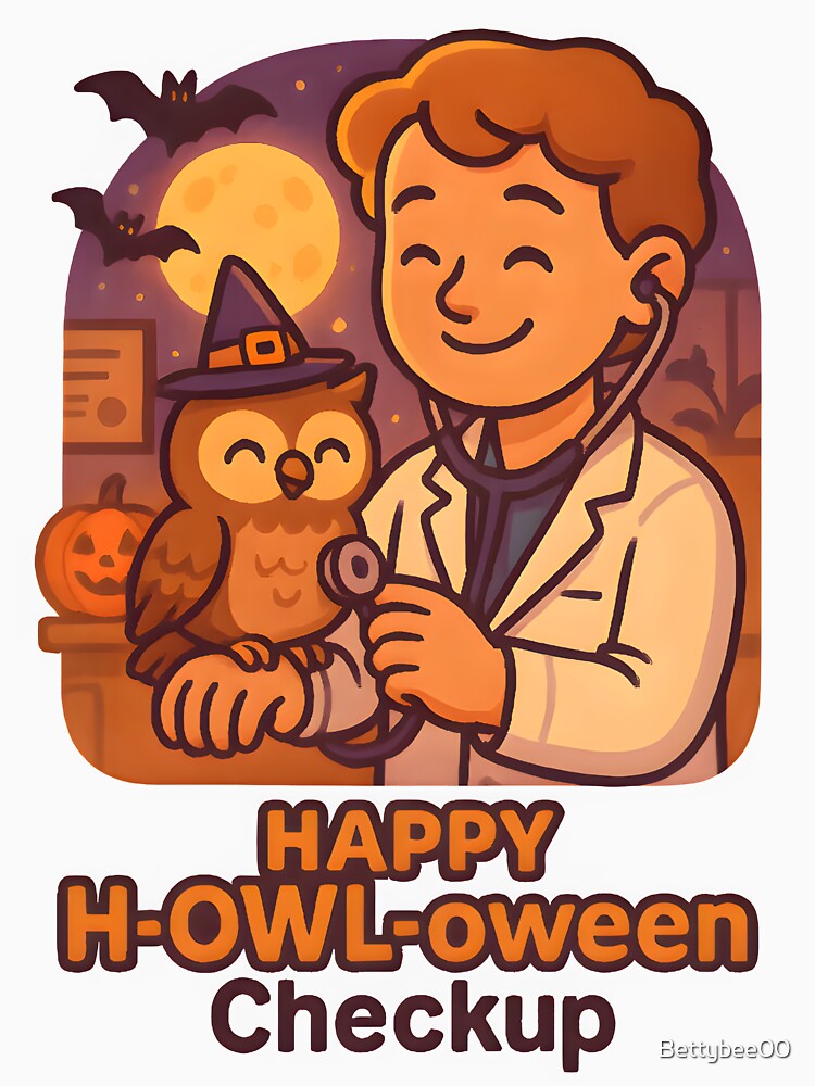 Happy H-OWL-oween Checkup – Vet & Owl Spooky Visit by Bettybee00