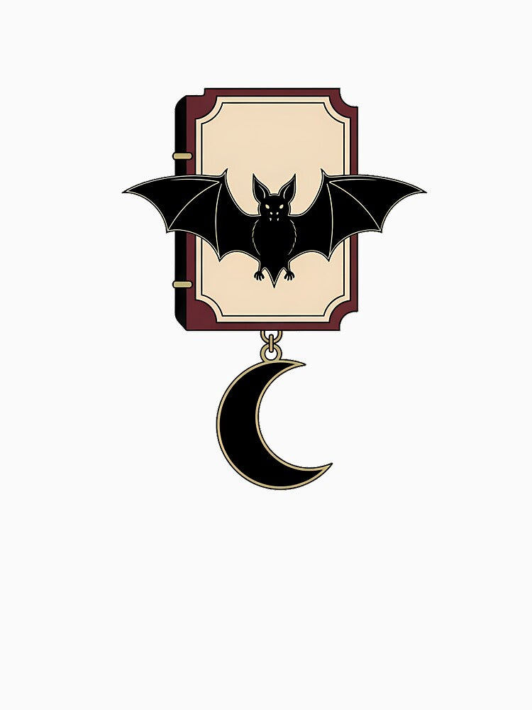 Bat Bookplate Moon by IllumeInk