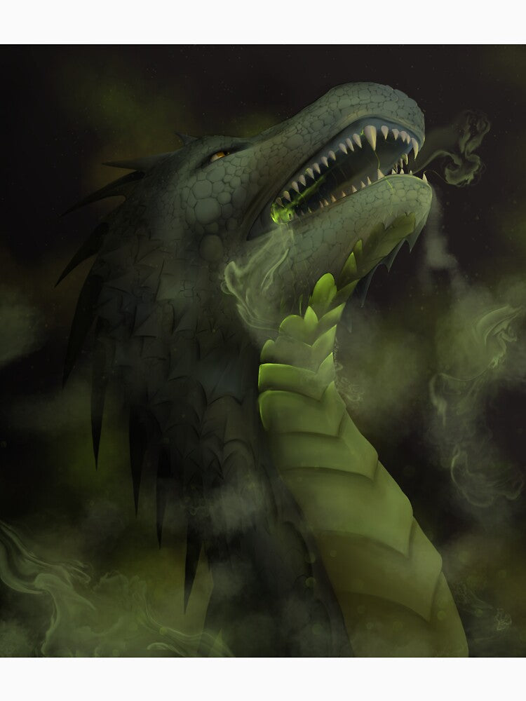 Green Dragon by StaticKlingShop