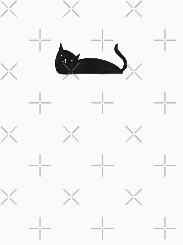 Black Cat Meow Loaf Curious Moody Funny Pet Animal Meme by Prajakta  Rao
