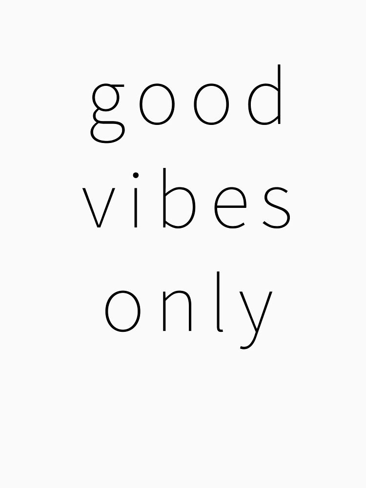 Good Vibes Only yoga top by PetrKad