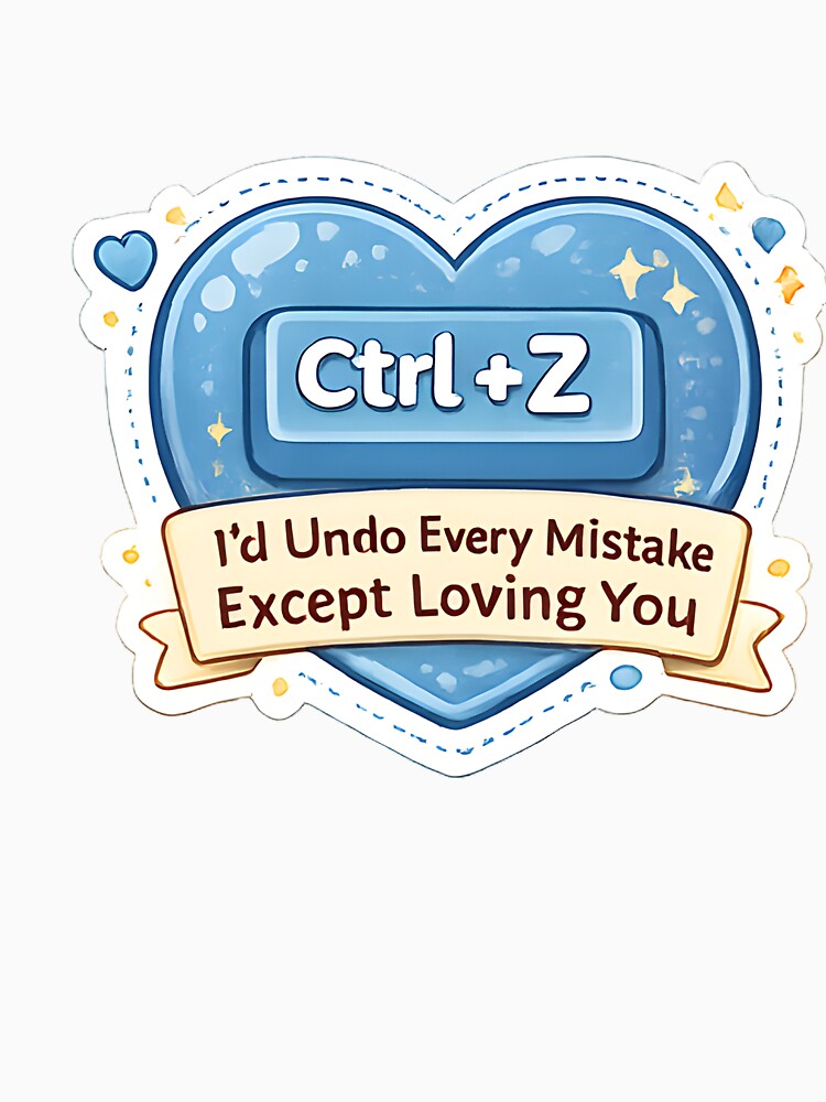 Ctrl+Z Undo Love – Nerdy Valentine Gift for Coders and Programmers by UC-AbelBooks