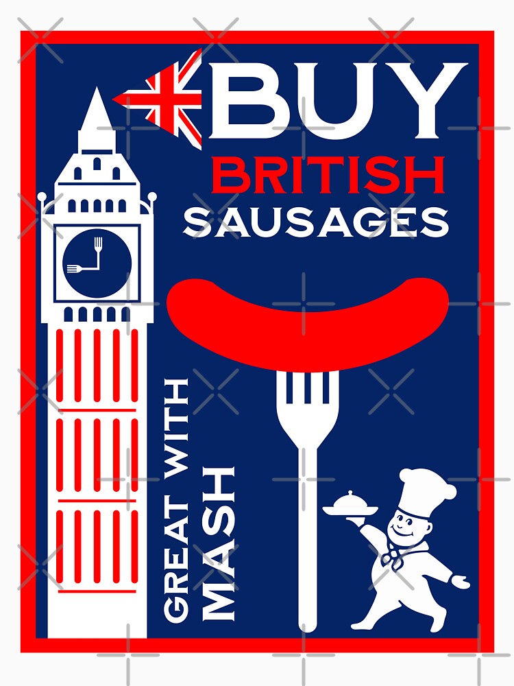 Buy British Sausages Nostalgic Foods by happygiftideas