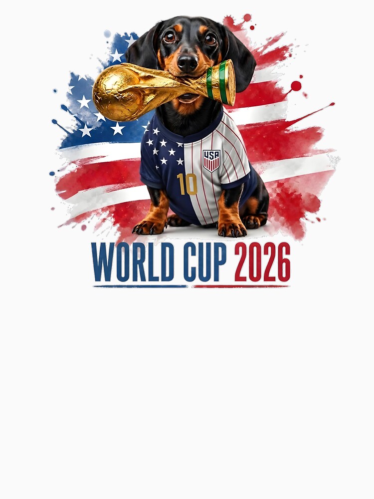 Dachshund USA World Cup 2026 by Jack n' Sally's