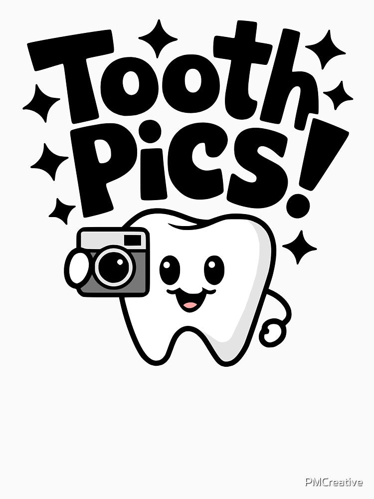 Tooth Pics! Cute Dentistry Photography Pun by PMCreative
