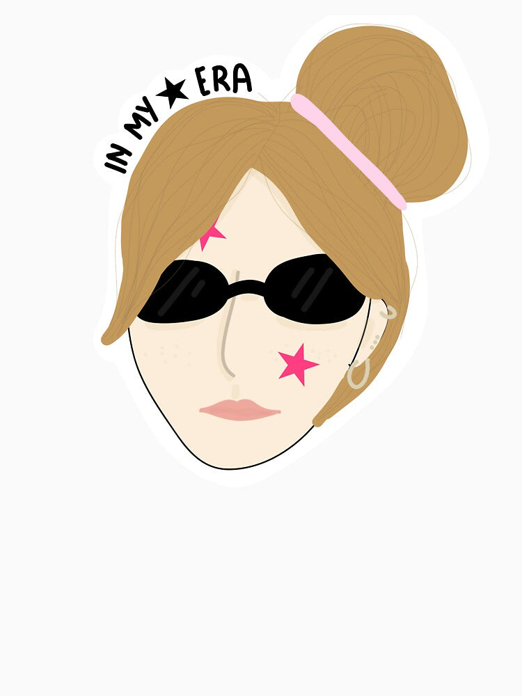In My Star Era Aesthetic Girl Sticker by Vimi Doodles