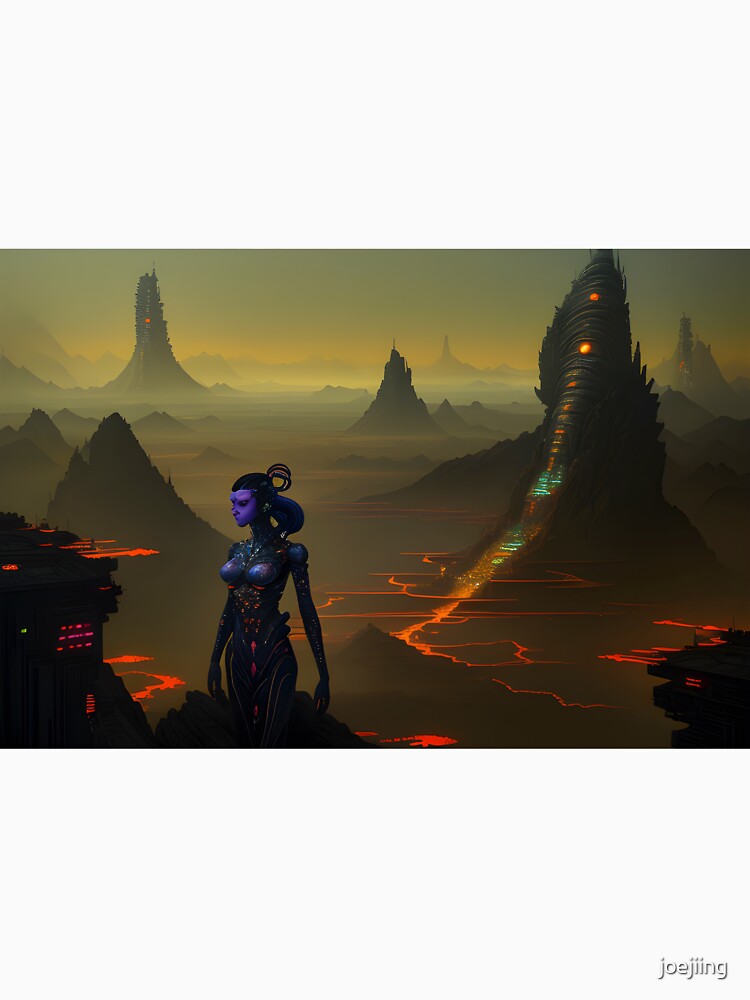 Oriental futuristic Vision 2 - Cyberpunk by joejiing