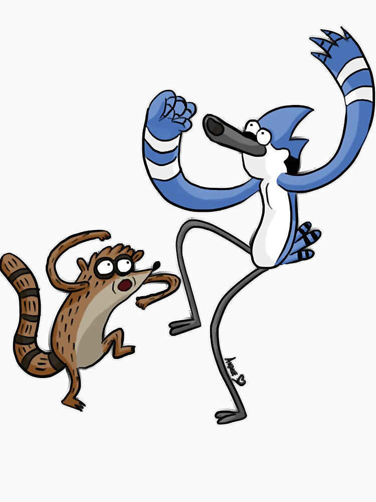 Rigby And Mordecai by RobinaEngel