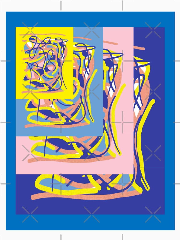 Rhythmic Variation Blue by MyArtMind