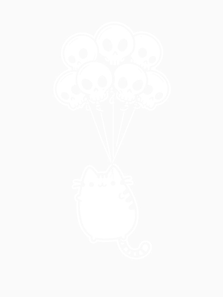 Skull Balloon Cat by Kina-design