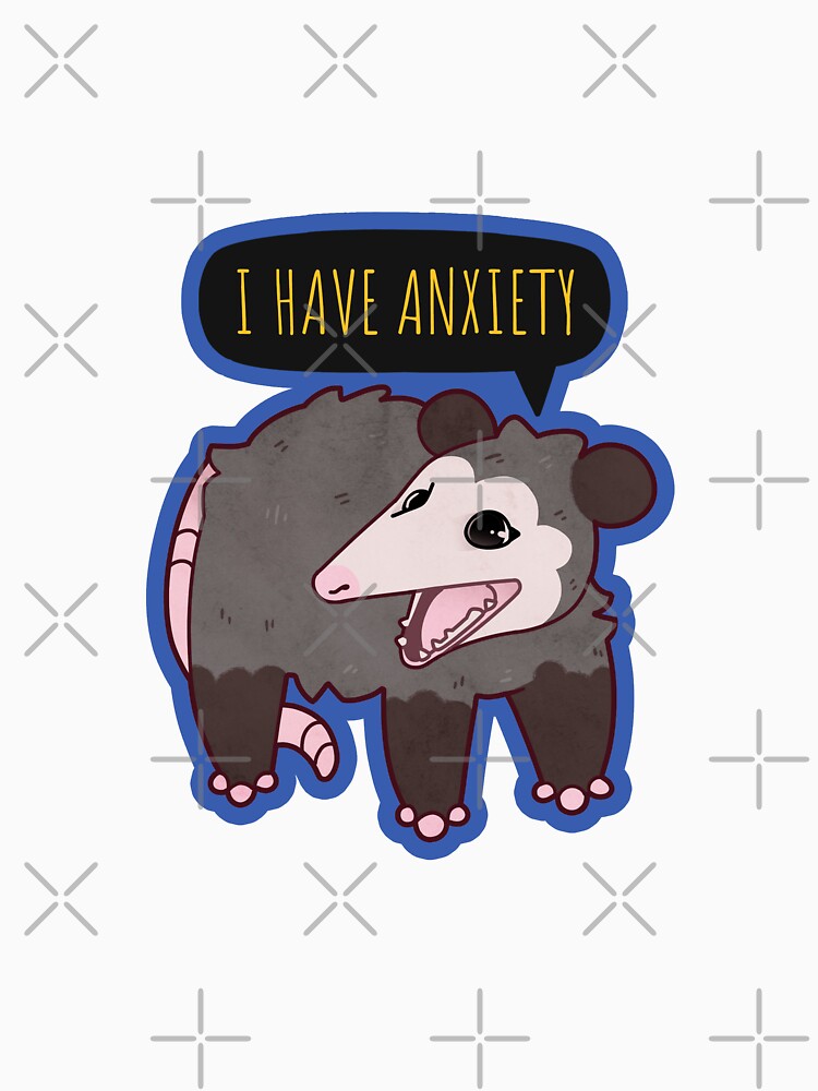 Possum I Have Anxiety by Mossysplashart