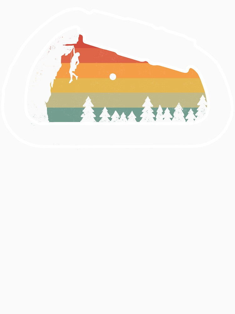 Vintage Rock Climbing Mountain Bouldering Design by GetGoodFit