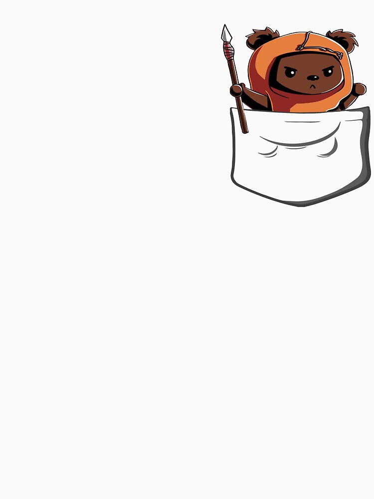 Ewok In A Pocket Cute Adorable and Protective Don't Get Too Close by MilesBetterProd