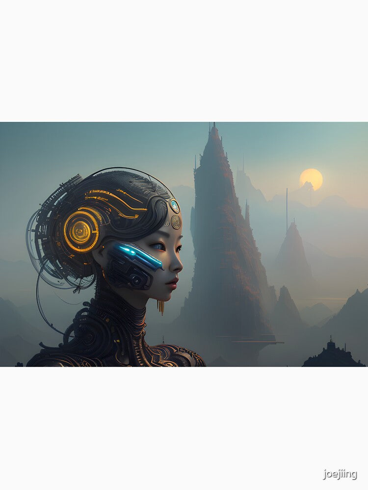 Oriental futuristic Vision - Cyberpunk by joejiing