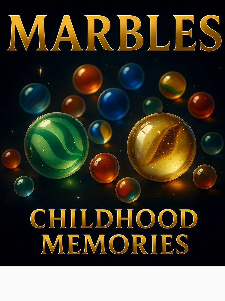 Childhood memories - colorful glass marbles photography by BlackArtMedia