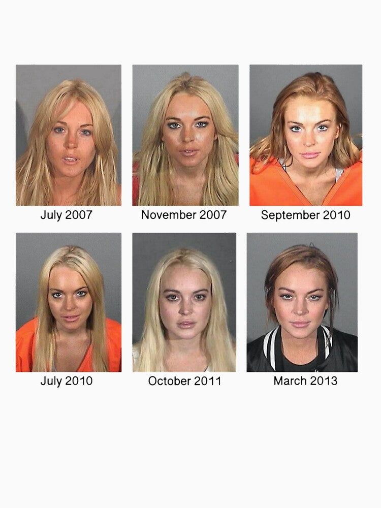 Lindsay Lohan Mugshots by Gia .