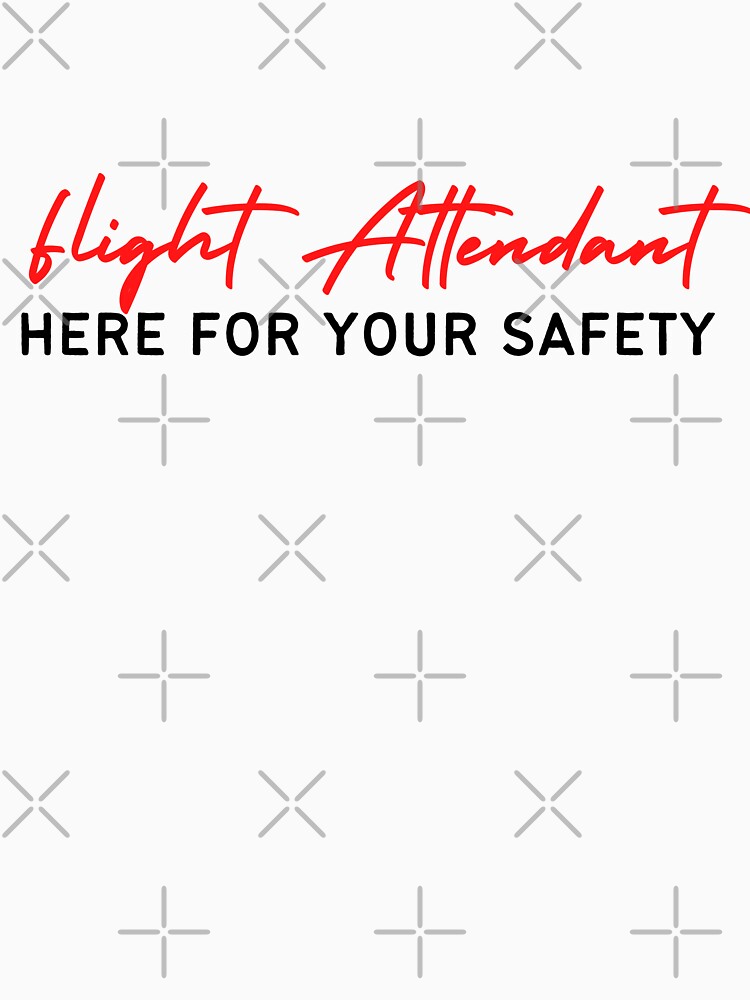 Flight Attendant- Here for your Safety by Oreo2020 Creations