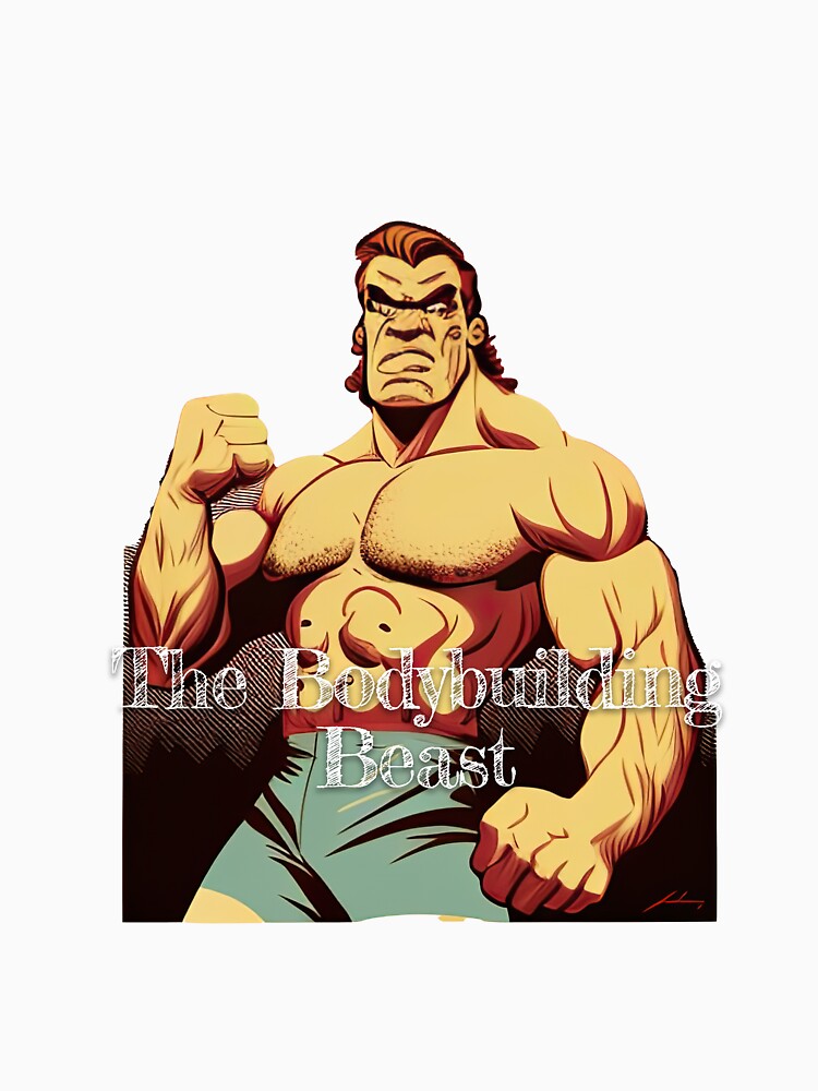 The Bodybuilding BeastDesignBodybuilding Fitness Gym Workout Exercise Merch Print Design by tengamerx