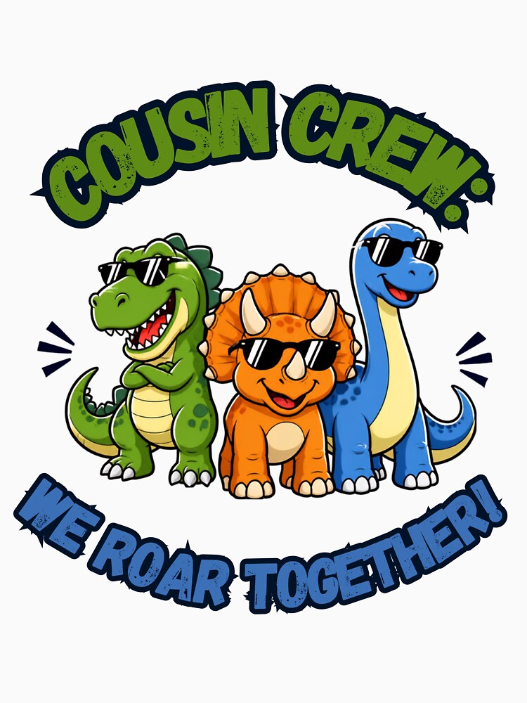 Cousin Crew We Roar Together Dinosaurs by ScriptedMoments